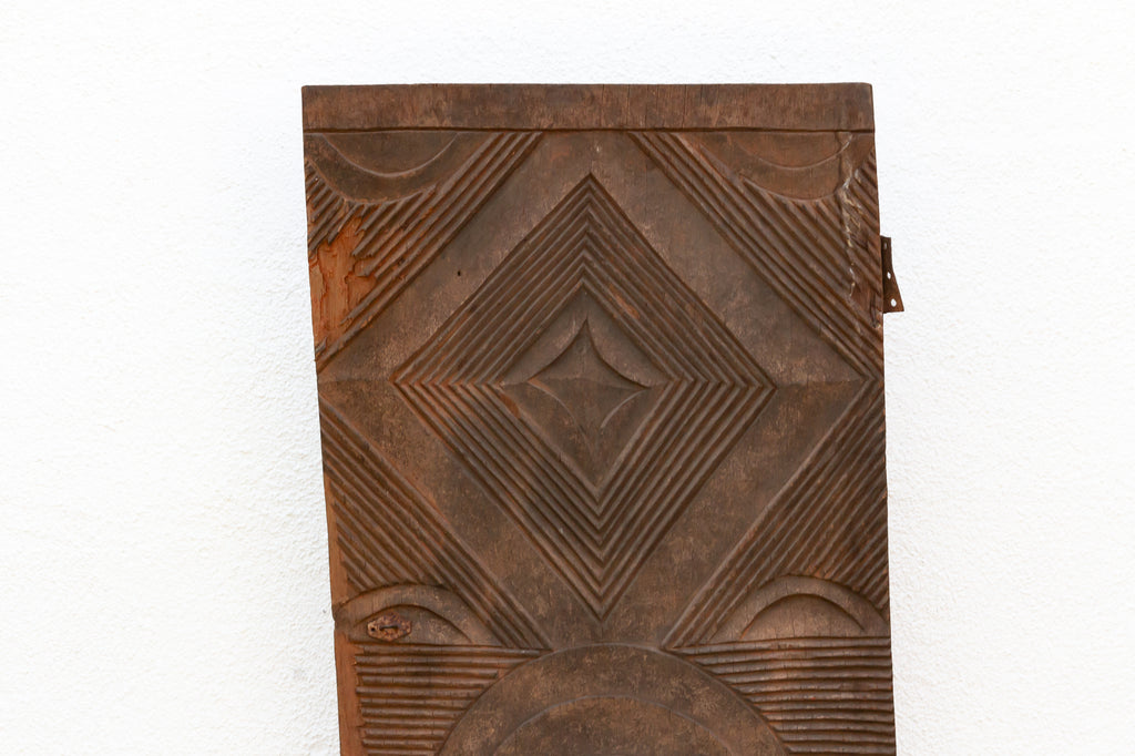 Heritage Antique African Sunburst Medallion Door
