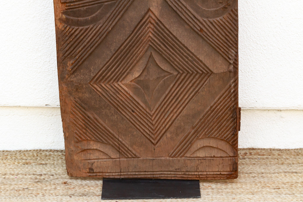 Heritage Antique African Sunburst Medallion Door