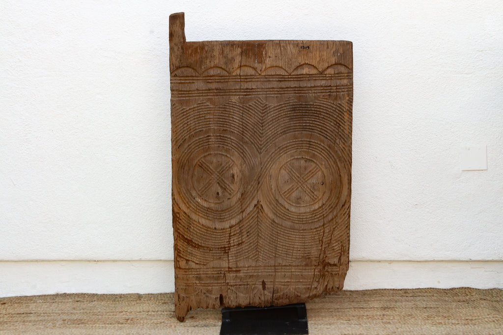 Sub-Saharan Sun Bleached African Antique Door