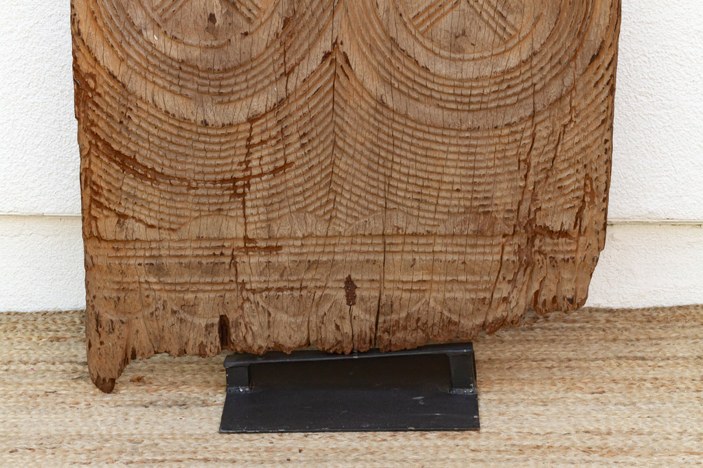 Sub-Saharan Sun Bleached African Antique Door