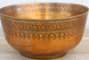 Antique Finely Engraved Copper Bowl (Trade)