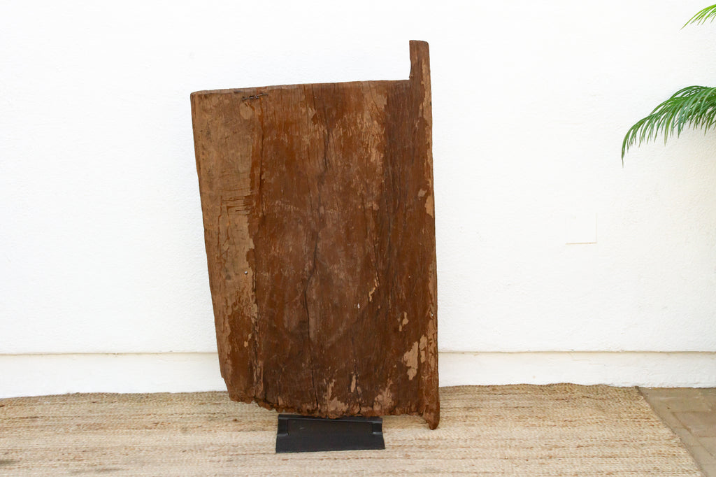 Sub-Saharan Sun Bleached African Antique Door