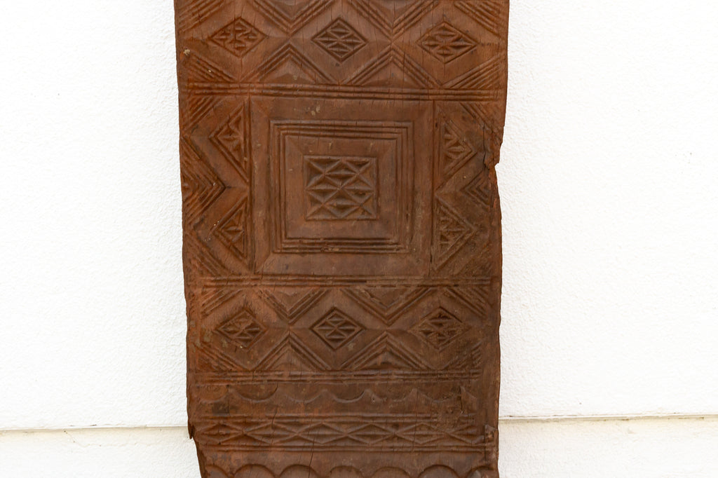 Beautifully Carved Nested Diamond Antique Door (Trade)
