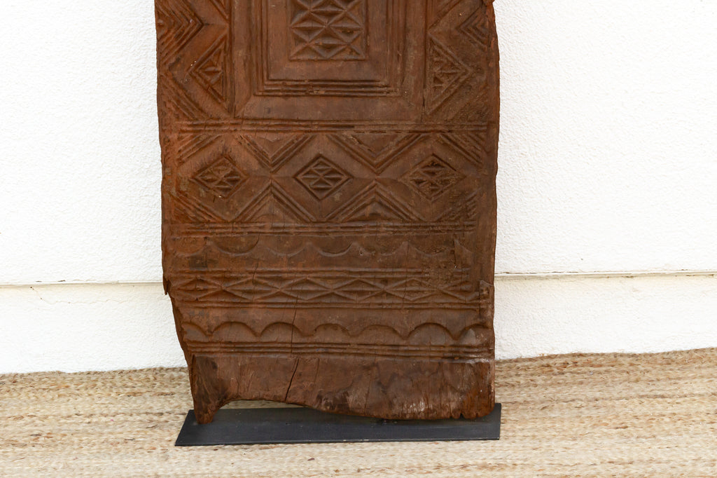 Beautifully Carved Nested Diamond Antique Door (Trade)