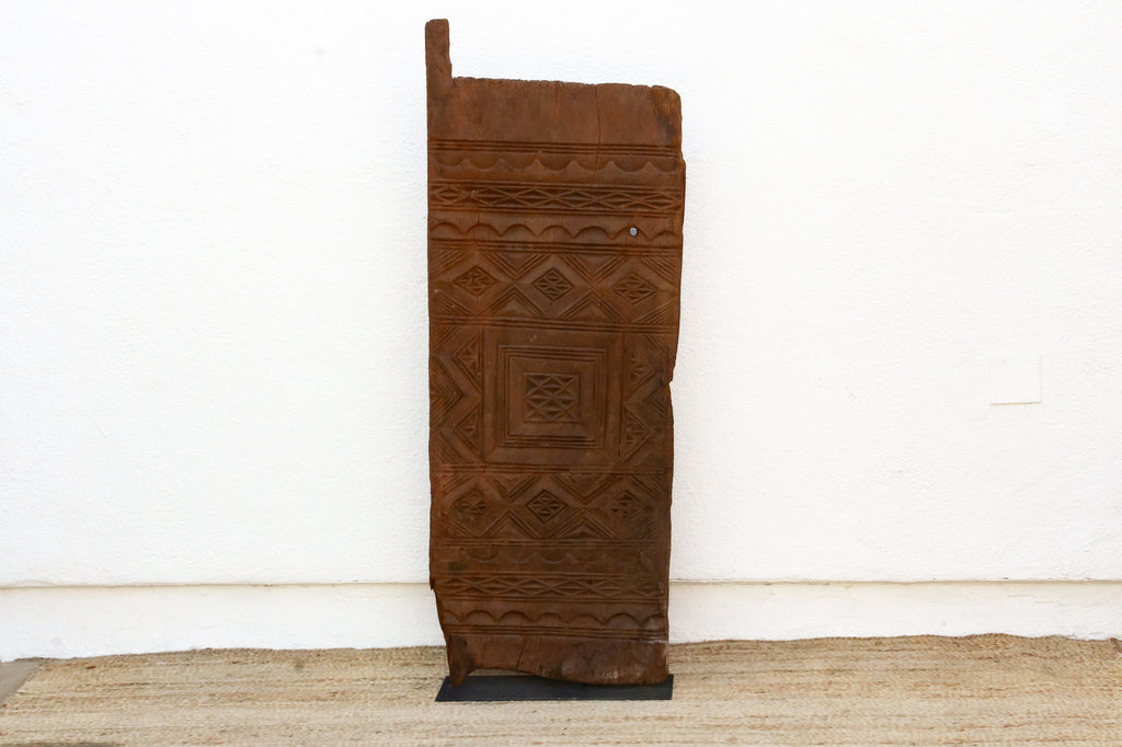 Beautifully Carved Nested Diamond Antique Door (Trade)