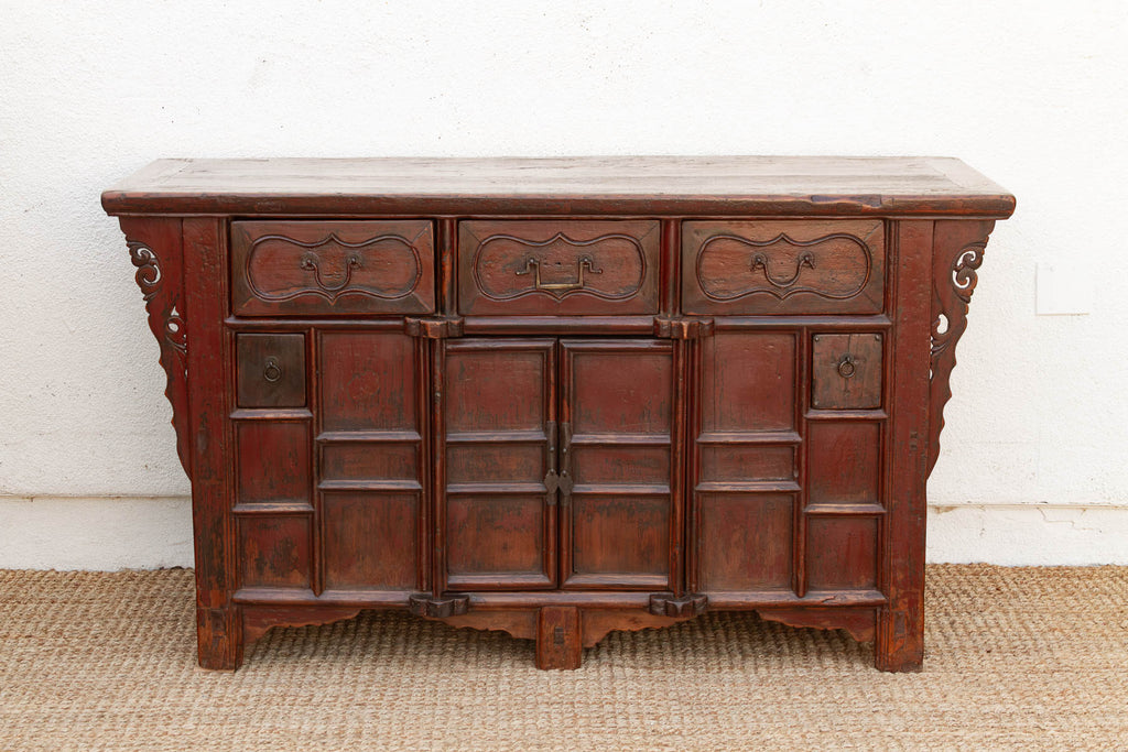 Early 20th Century Painted Butterfly Sideboard (Trade)