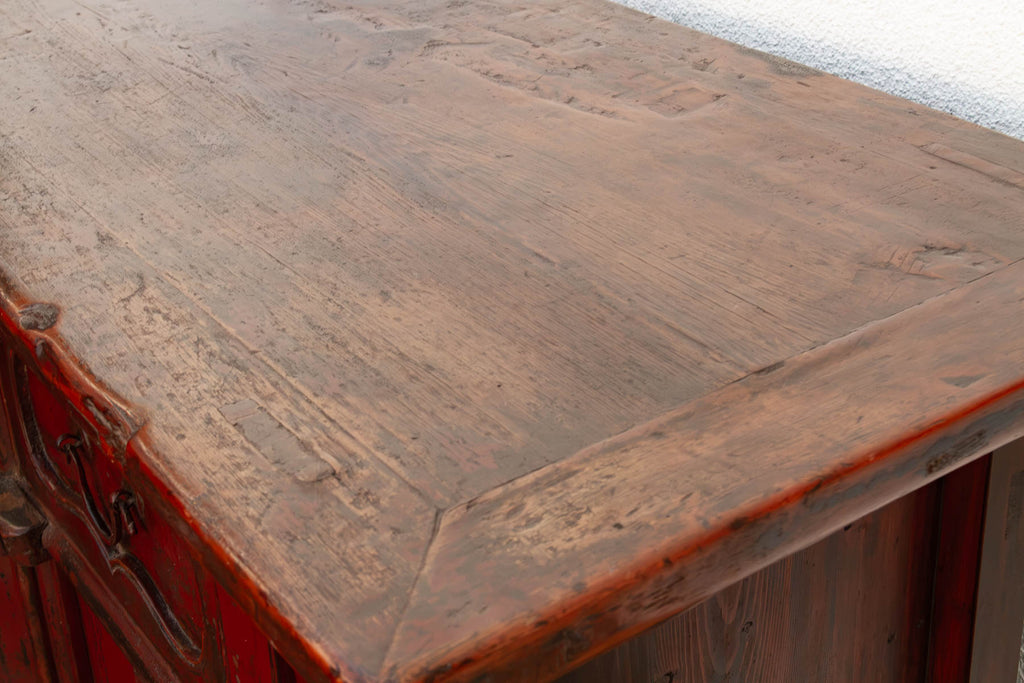 Early 20th Century Painted Butterfly Sideboard (Trade)