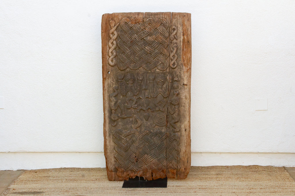 Rare Antique Nommo & Lebe Carved Door (Trade)