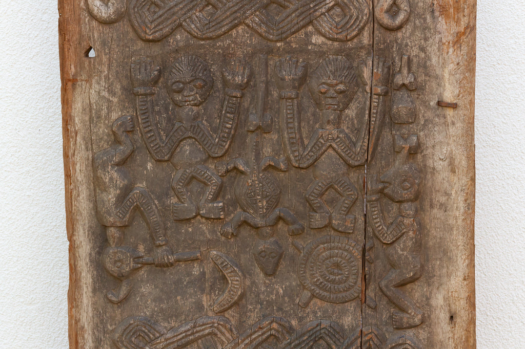 Rare Antique Nommo & Lebe Carved Door (Trade)