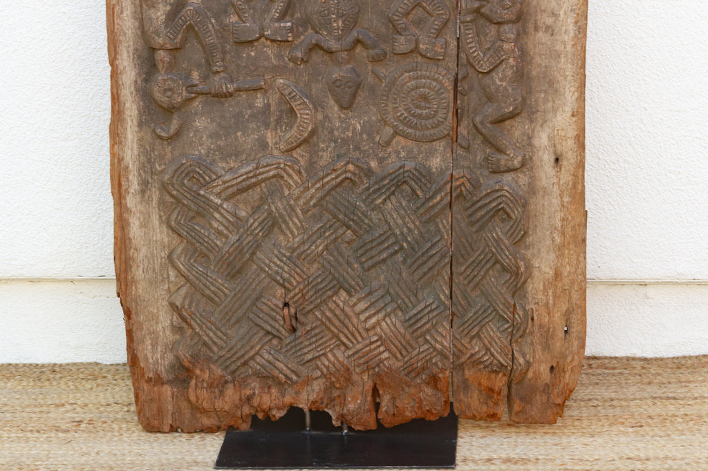Rare Antique Nommo & Lebe Carved Door (Trade)