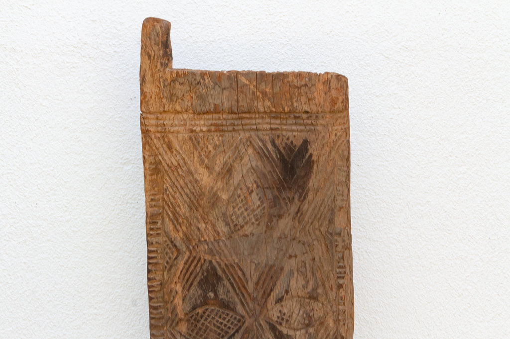 19th Century Cowrie Motif African Door