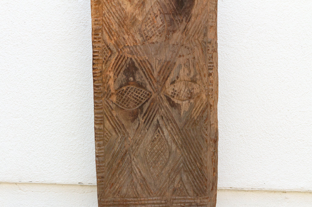 19th Century Cowrie Motif African Door