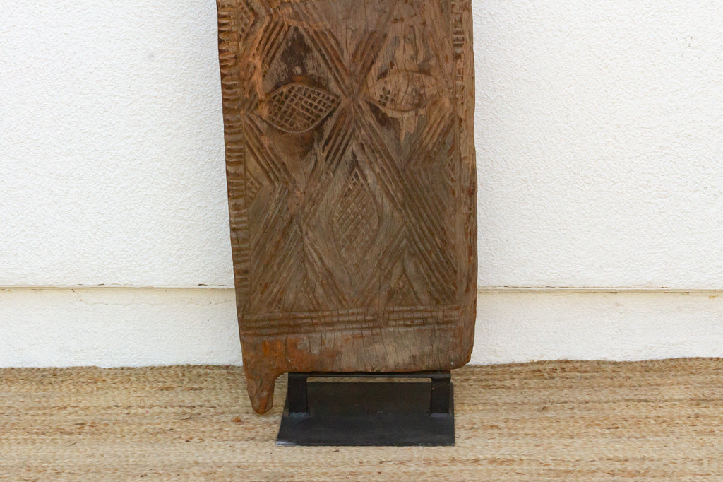 19th Century Cowrie Motif African Door