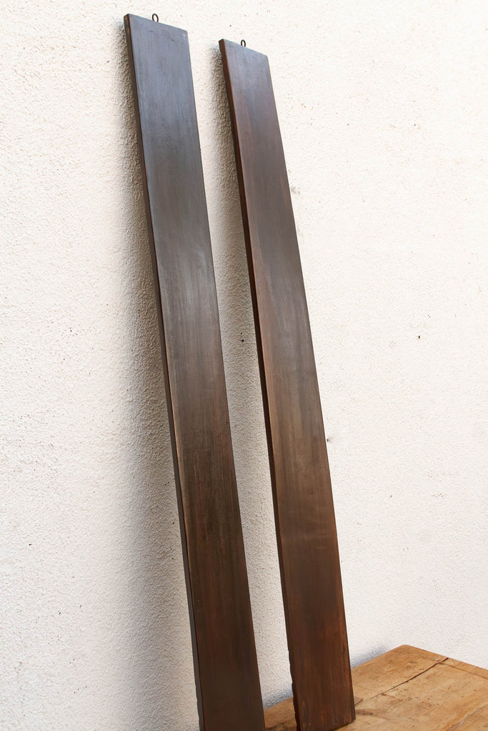 Pair of Finely Carved Chinese Calligraphy Panels
