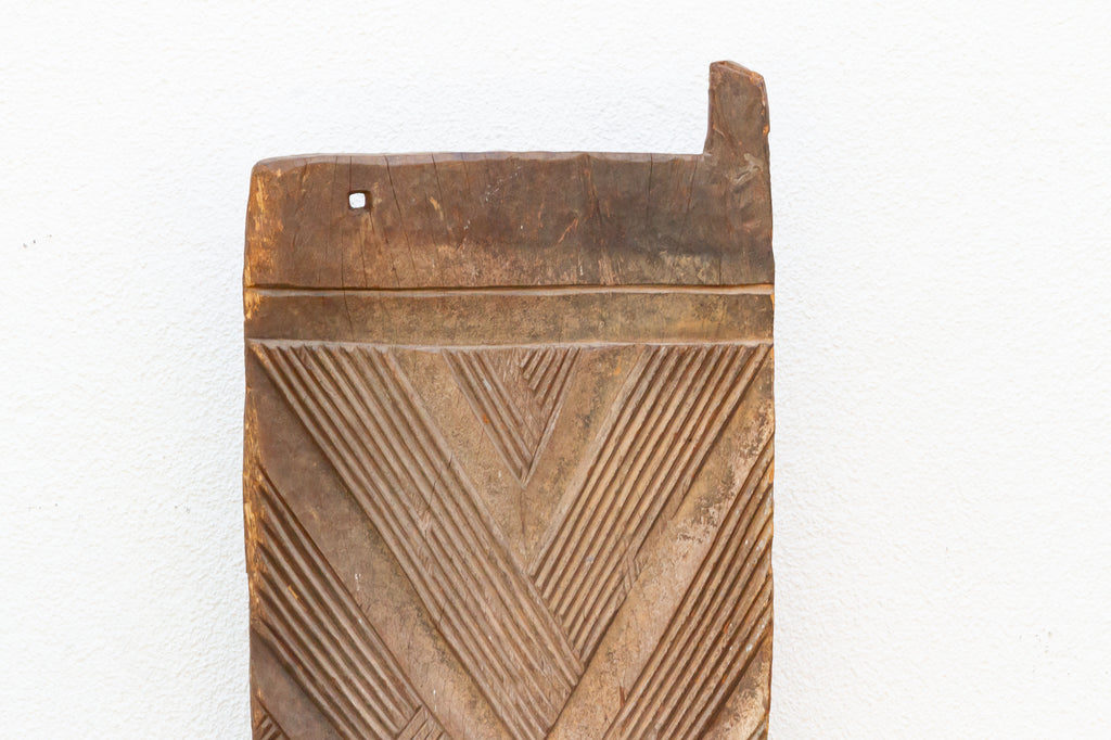 Tribal Bold Chevron Mali Antique Door (Trade)