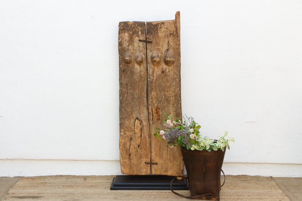 Early 1800's Symbolic African Dogon Door