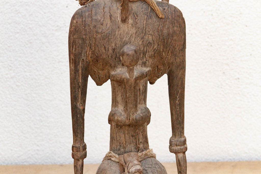 Antique Oxidized Wood African Maternity Figure