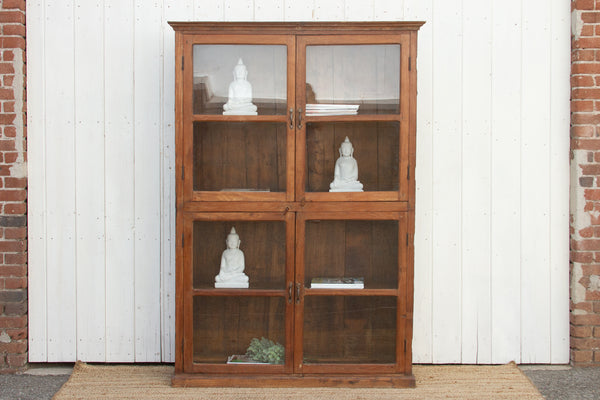 Large Early 20th Century Glass Display Cabinet