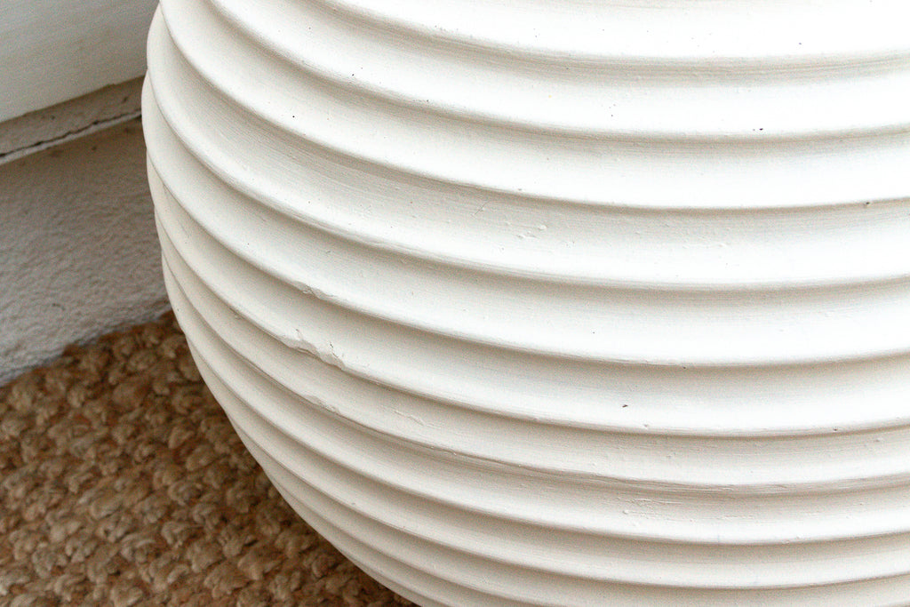 Sculptural Greek Sphere Shaped Planter (Trade)