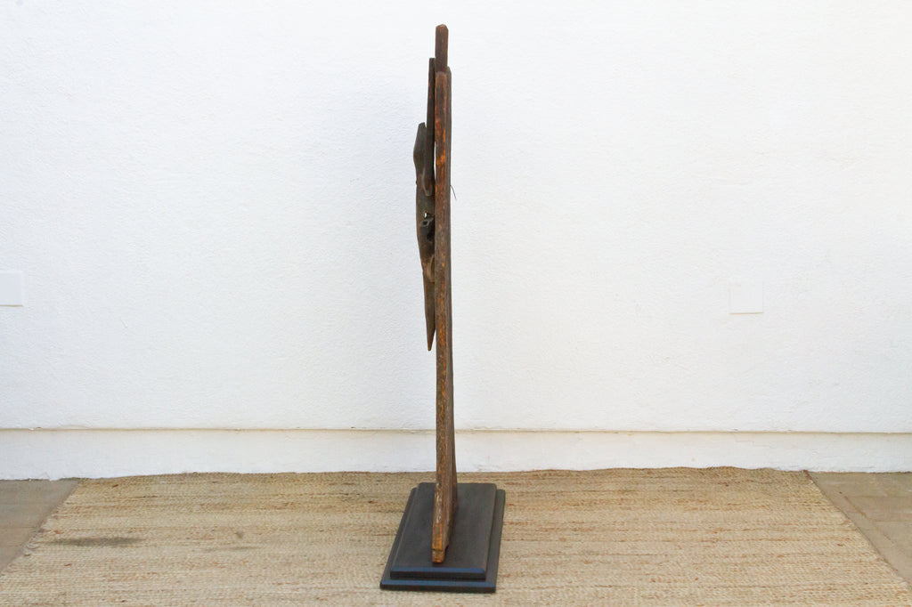Ancient Primitive Bamana Ta-koy Lock African Door (Trade)