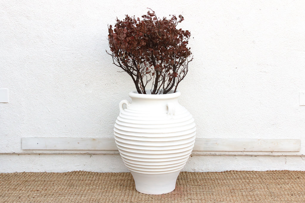 Large White Terracotta Greek Planter (Trade)