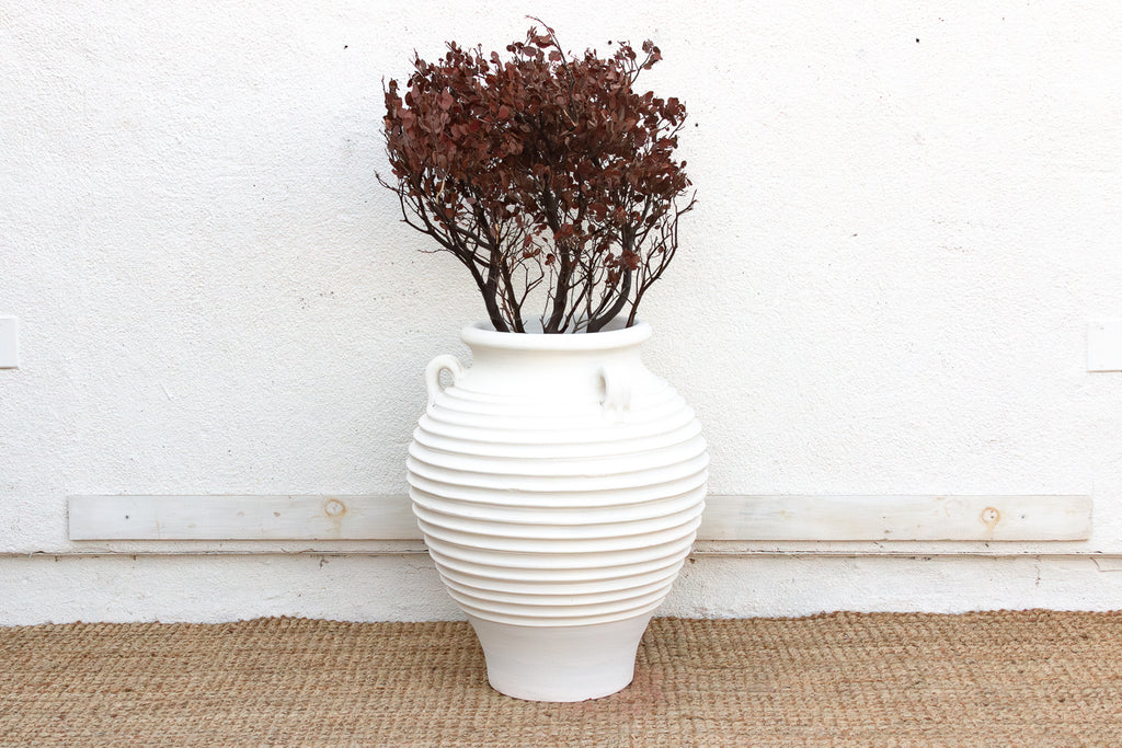 Large White Terracotta Greek Planter (Trade)