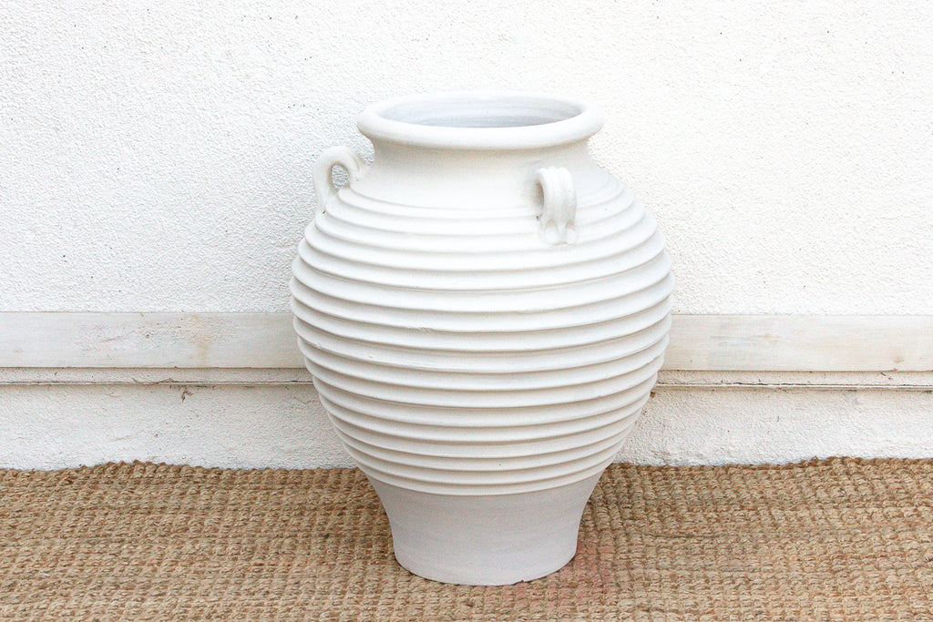 Large White Terracotta Greek Planter (Trade)