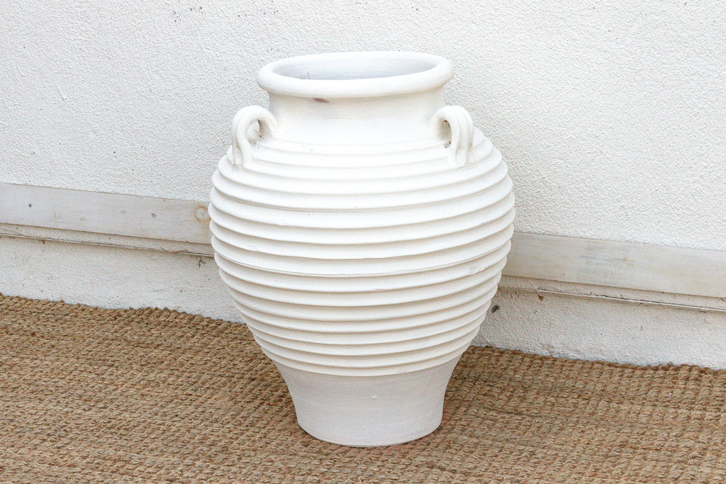 Large White Terracotta Greek Planter (Trade)