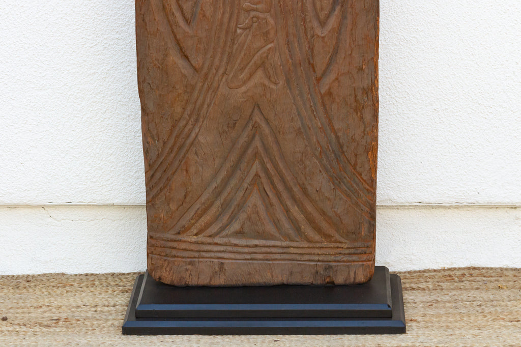 Rare Antique African Door w/Devotional Silhouette (Trade)