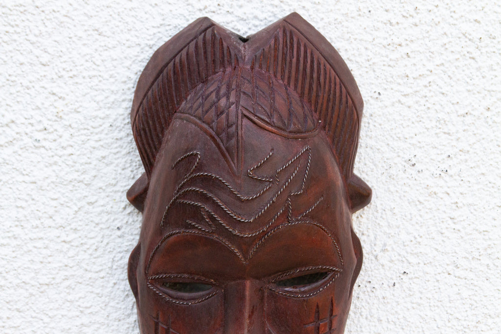 Forest Spirit, Carved Mask Wall Art
