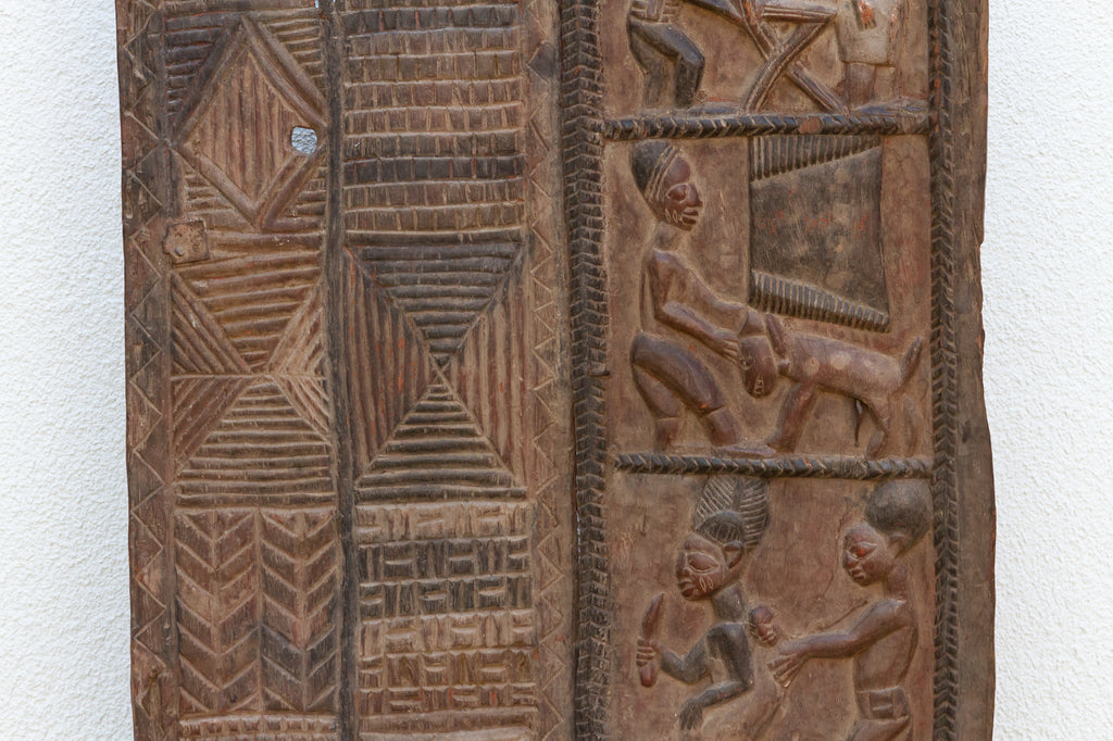 Royal Yoruba African Carved Door