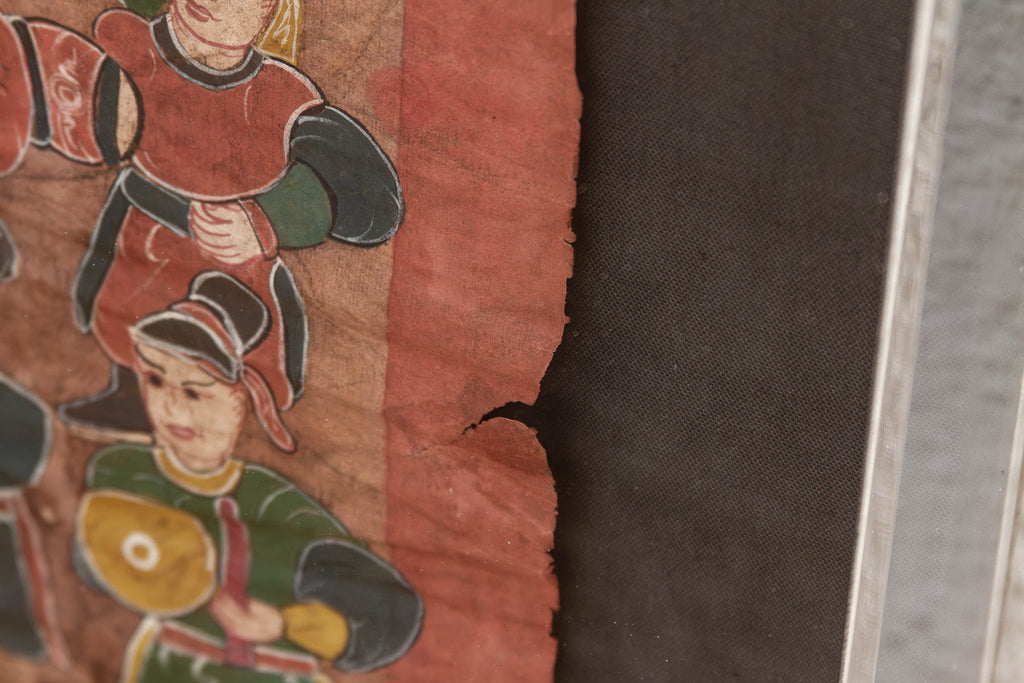 Antique Tibetan Thangka of Mahakala Fierce Guardian