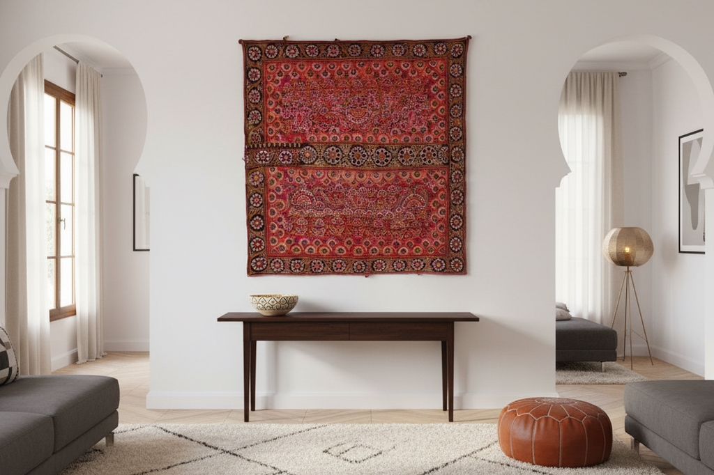 Vintage Ceremonial Indian Sindhi Tapestry