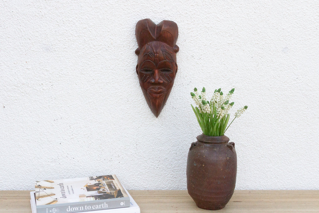 Carved Memories, African Mask Wall Art