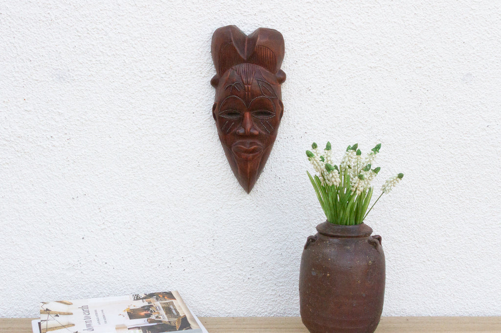 Carved Memories, African Mask Wall Art