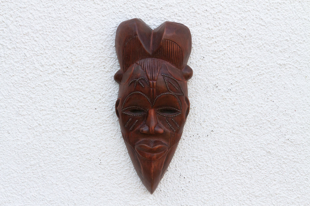 Carved Memories, African Mask Wall Art
