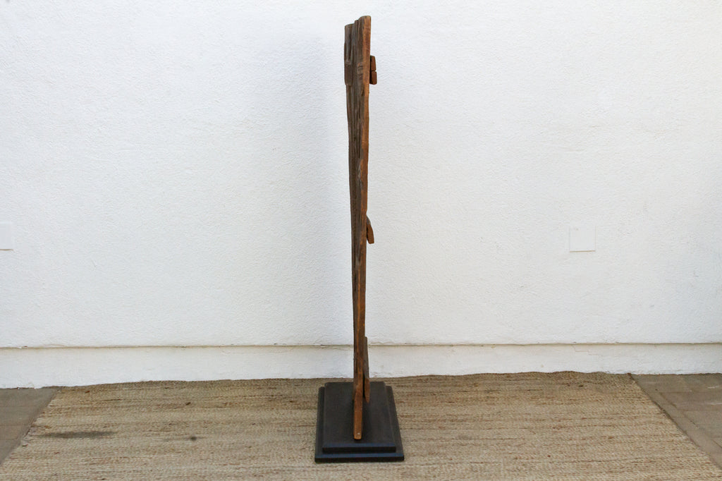 Finely Carved Antique African Nupe Door