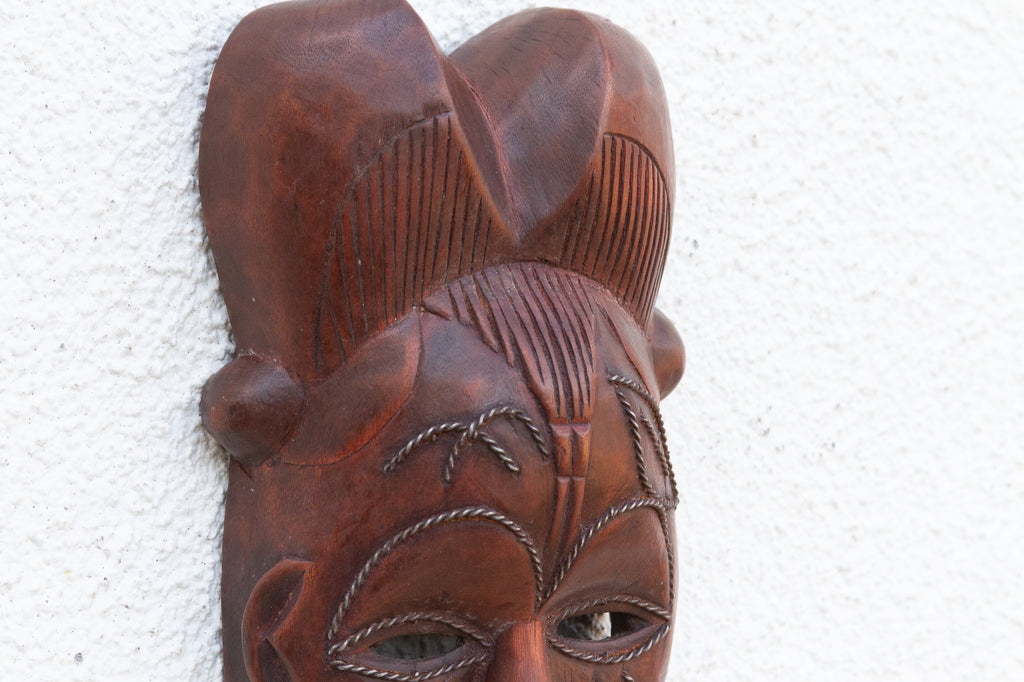 Carved Memories, African Mask Wall Art