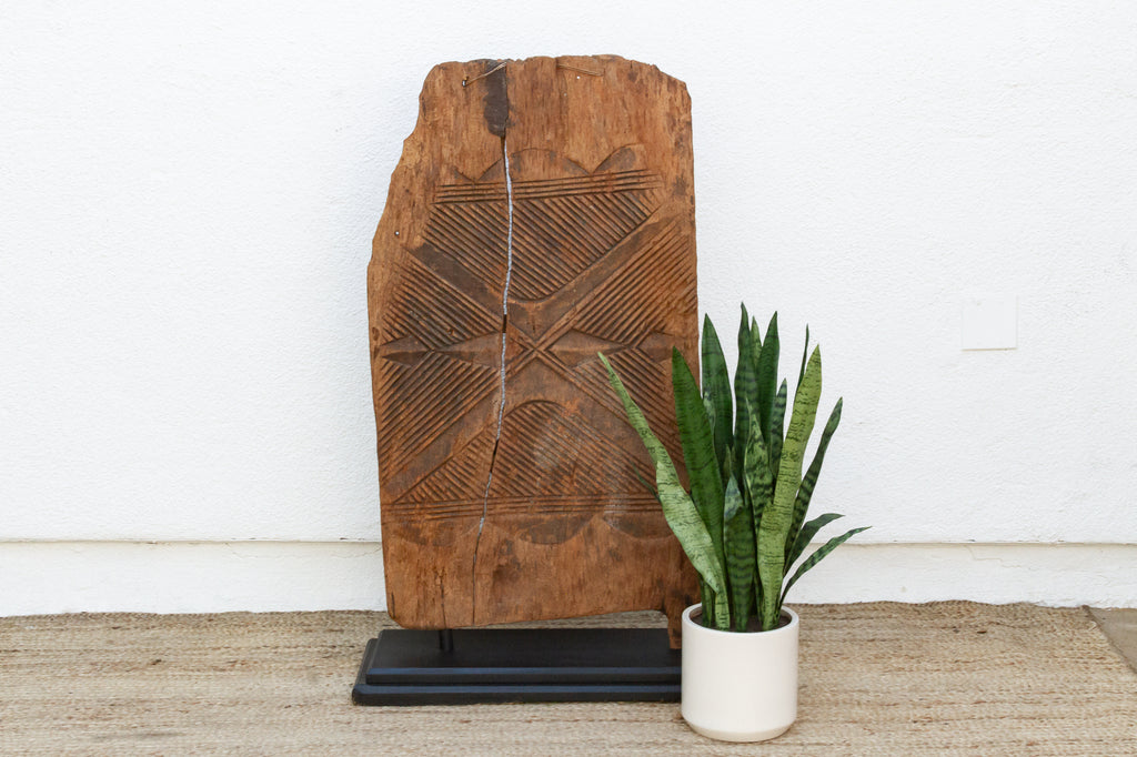 Ancient African Igbo Carved Door