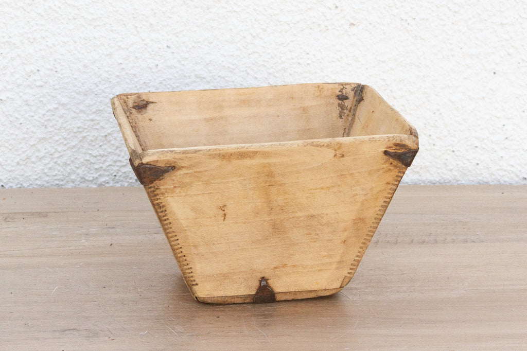 Rustic Charming Farmers Wood Bucket
