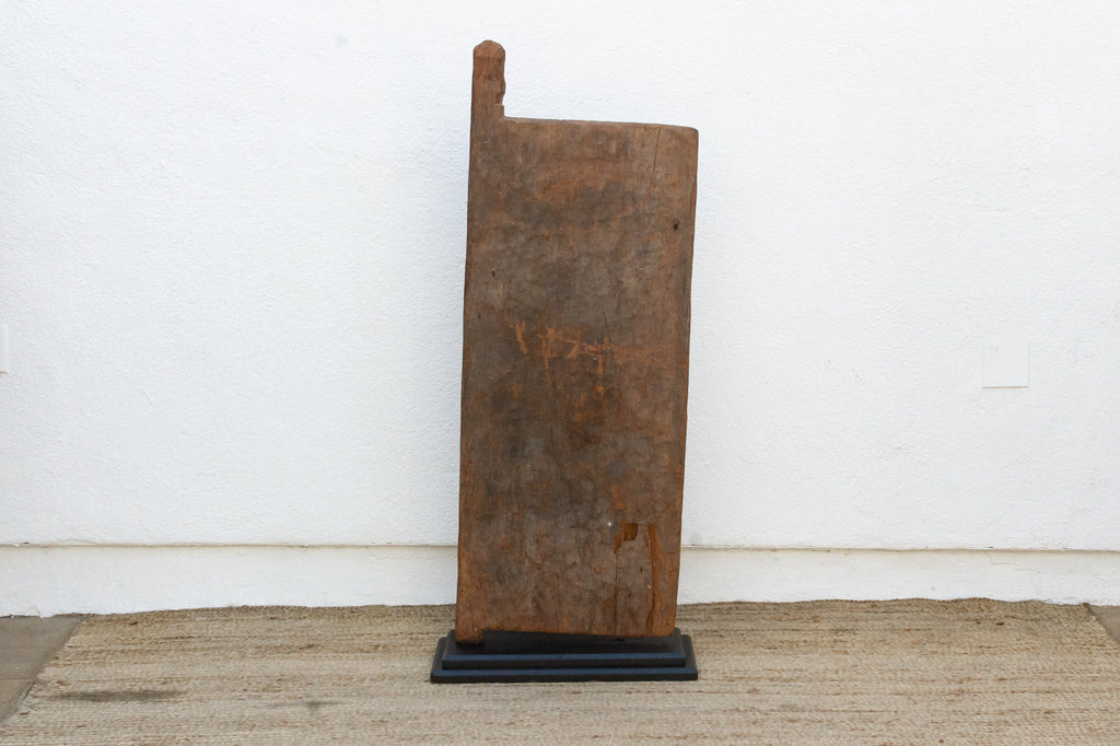 Early 20th Century Bwa Diamond Relief Carved Door (Trade)