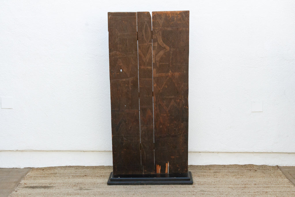 Finely Engraved Antique Nupe Door