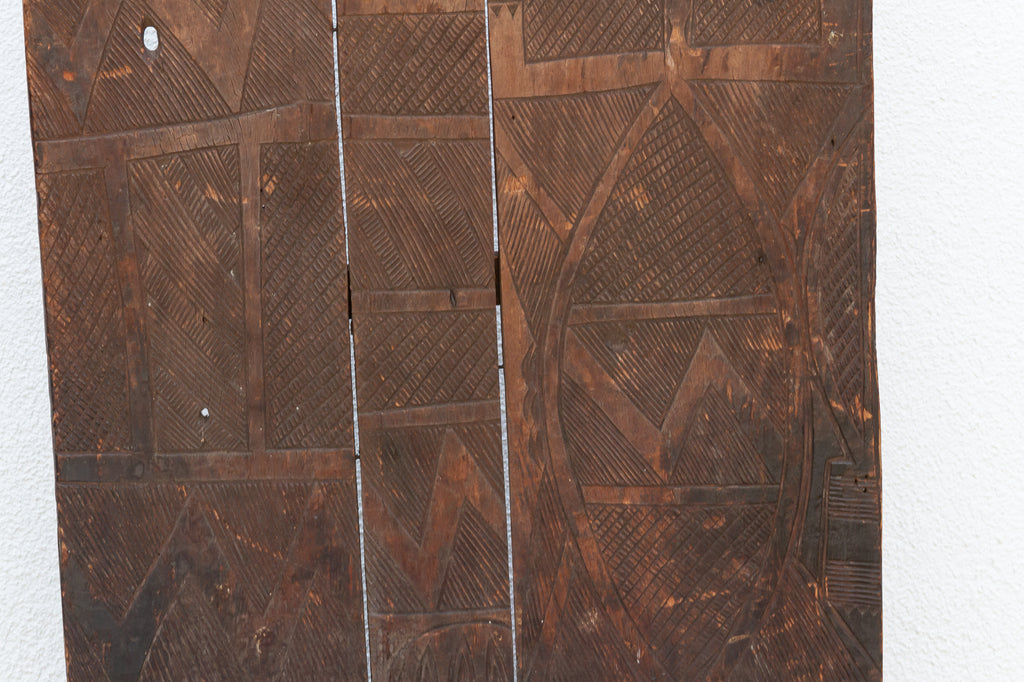 Finely Engraved Antique Nupe Door
