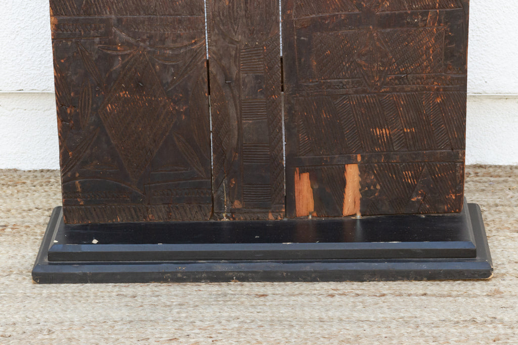 Finely Engraved Antique Nupe Door