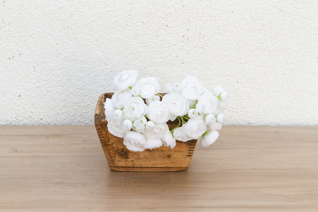 Vintage Rustic Square Small Bucket