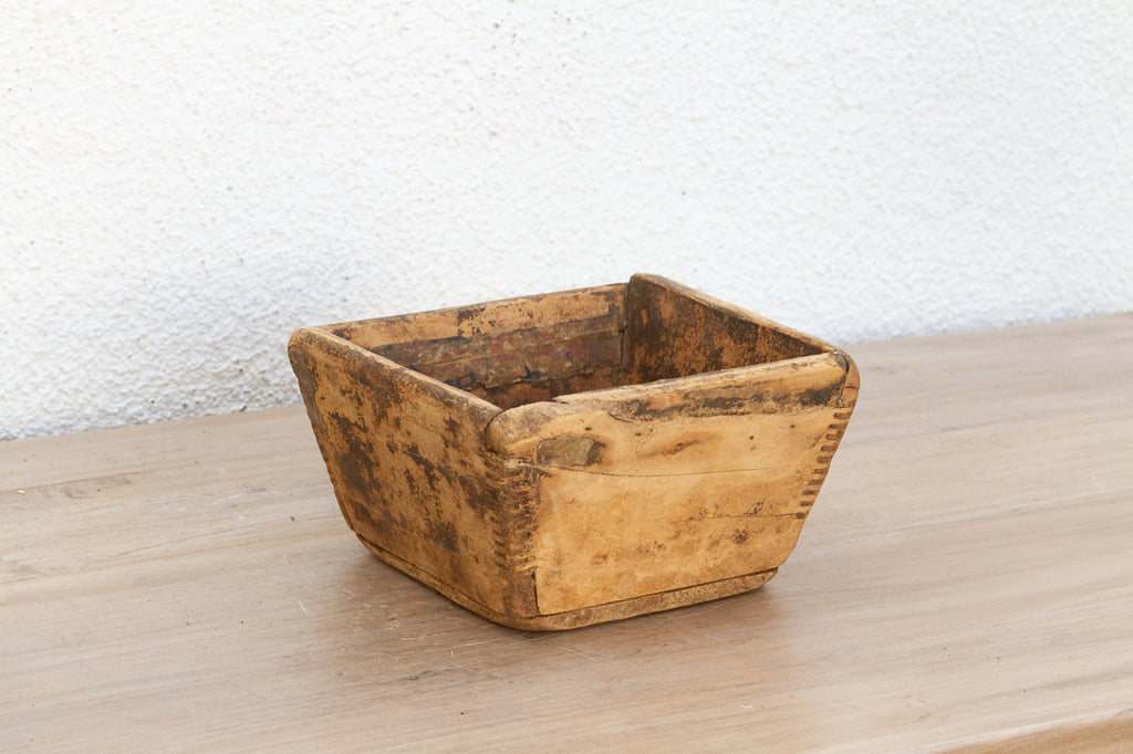 Vintage Rustic Square Small Bucket