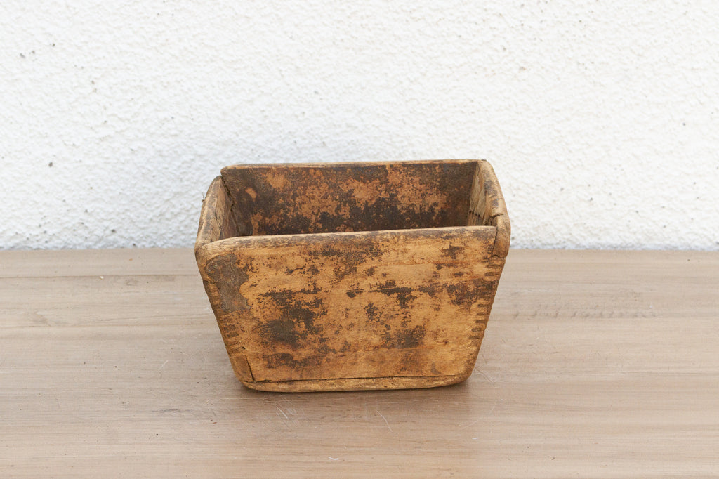 Vintage Rustic Square Small Bucket