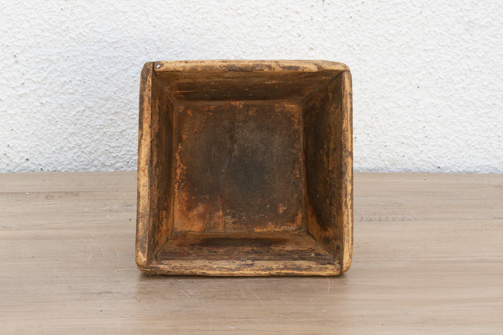 Vintage Rustic Square Small Bucket