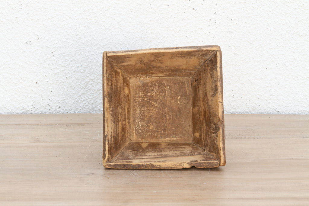 Vintage Artisan's Wood Grain Bin