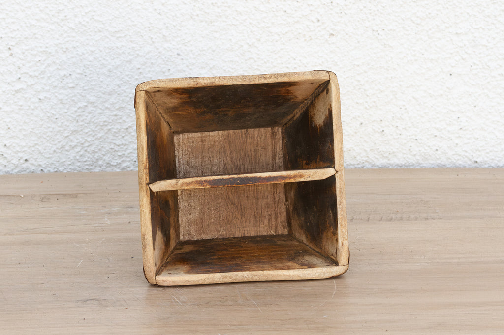 Distressed & Authentic Painted Grain Basket